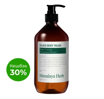 BOUQUET GARNI NARD - ГЕЛЬ ДЛЯ ДУША С ЭКСТРАКТАМИ ЧАЙНОГО ДЕРЕВА И РОЗМАРИНА BODY WASH TEA TREE ROSEMARY, 500 МЛ