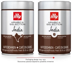Кофе в зернах illy Arabica Selection, Индия, 250 г
