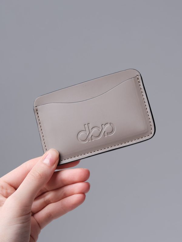 Кожаный картхолдер DBR 15-12 тауп