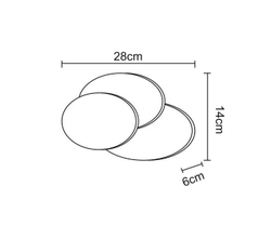 Бра Arte Lamp Trio A1719AP-1WH