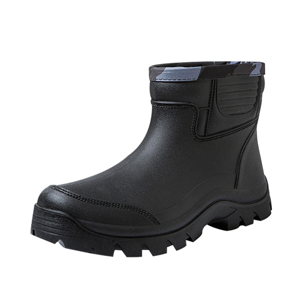 ENGMARSS Rain Boots Unisex Black