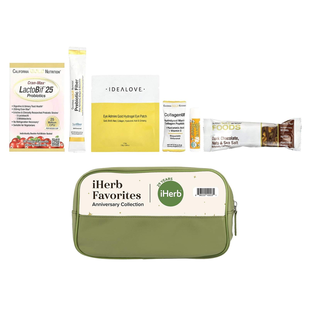 iHerb Exclusive, хиты iHerb, праздничная коллекция, набор из 7 продуктов