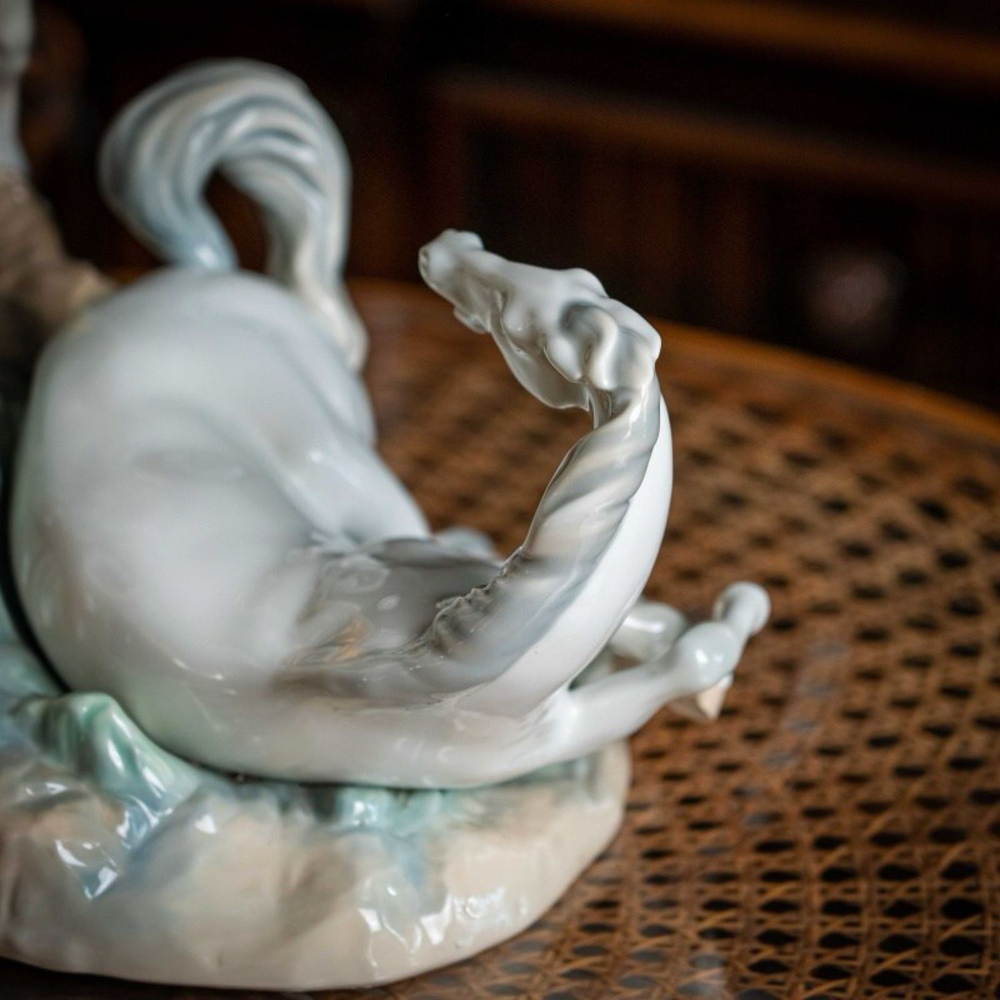 Винтаж: Статуэтка с лошадьми. Фарфоровая мануфактура Lladro