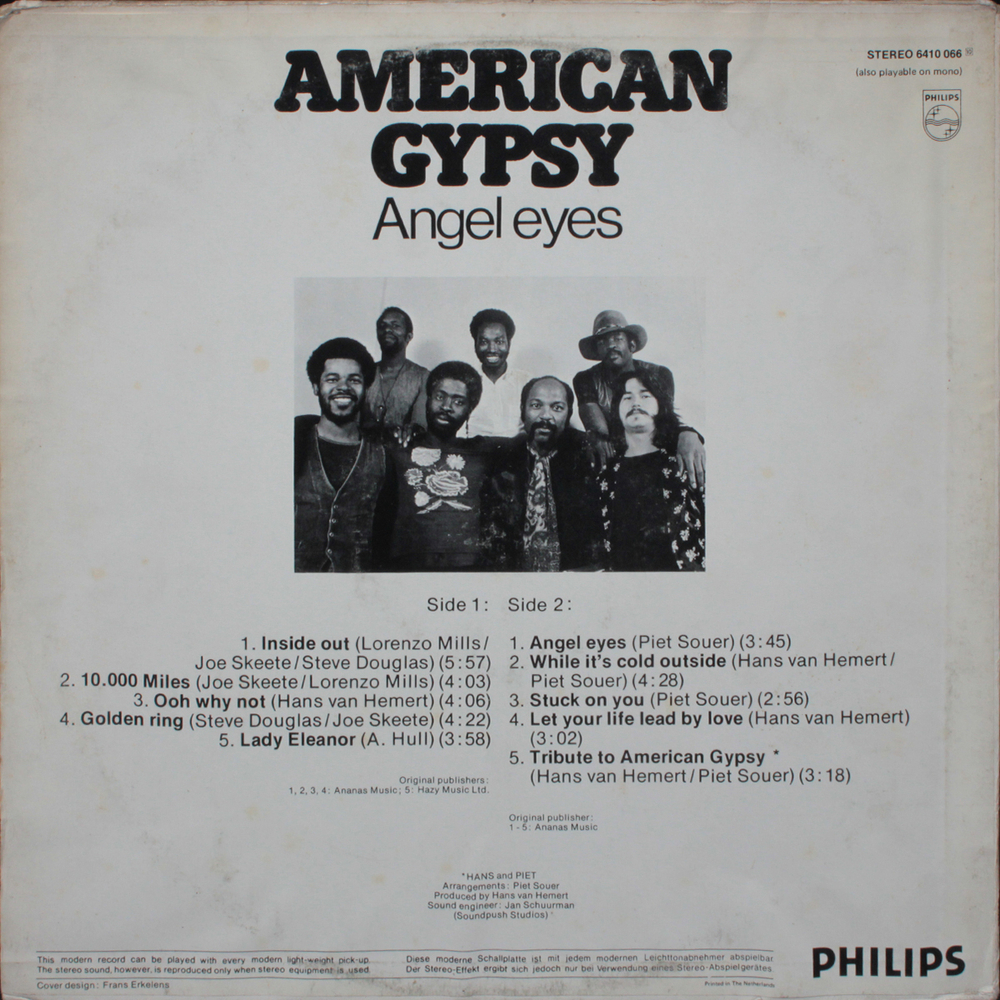 American Gypsy / Angel Eyes (LP)