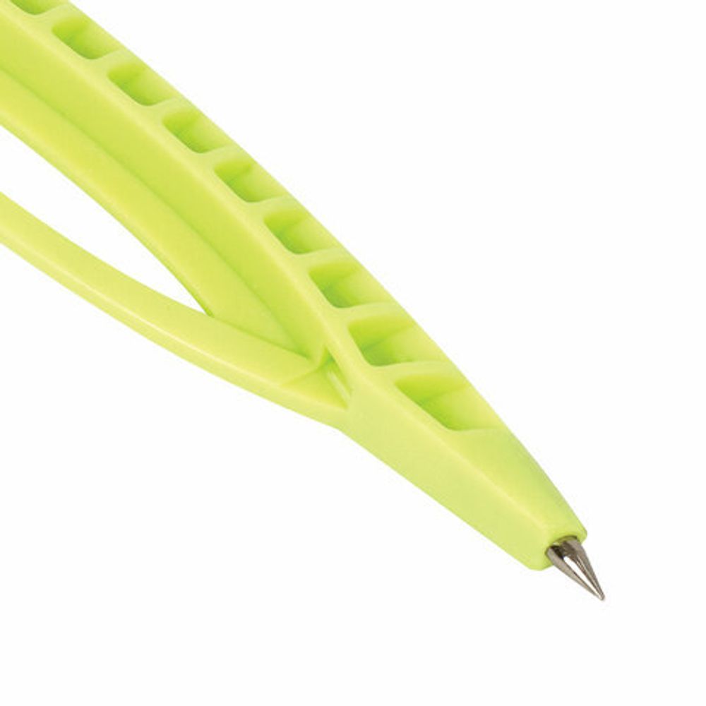 Циркуль ЮНЛАНДИЯ пластиковый, 120 мм, салатово-голубой, блистер, 210654