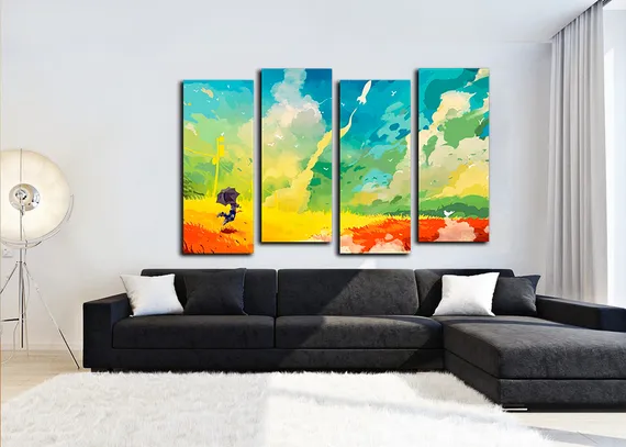 Модульная картина "Летнее настроение"