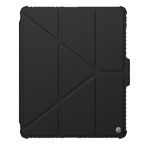 Чехол книжка от Nillkin для Apple iPad Air 13 (2025, 2024) и Pro 12.9 (2020-2022), серия Bumper Pro Case-Multi Angle Folding Style, многофункциональный складной стиль