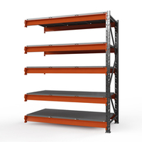 Секция приставная стеллажа металлического ОПТИМА, 3000х2500х785 мм. Полки: 5 шт. метал.