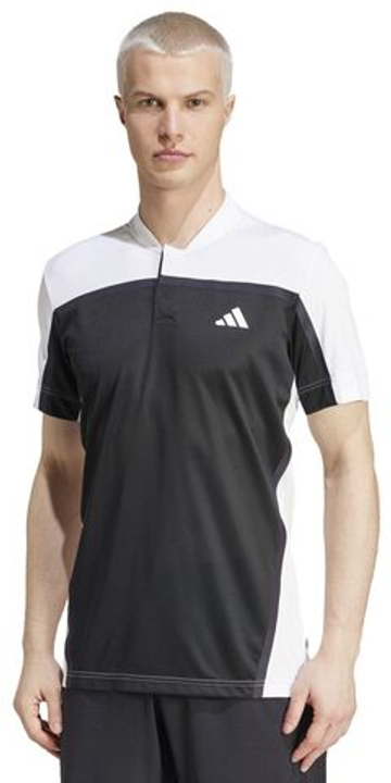 Мужское теннисное поло Adidas Heat.Rdy FreeLift Pro Polo Shirt - черный/белый