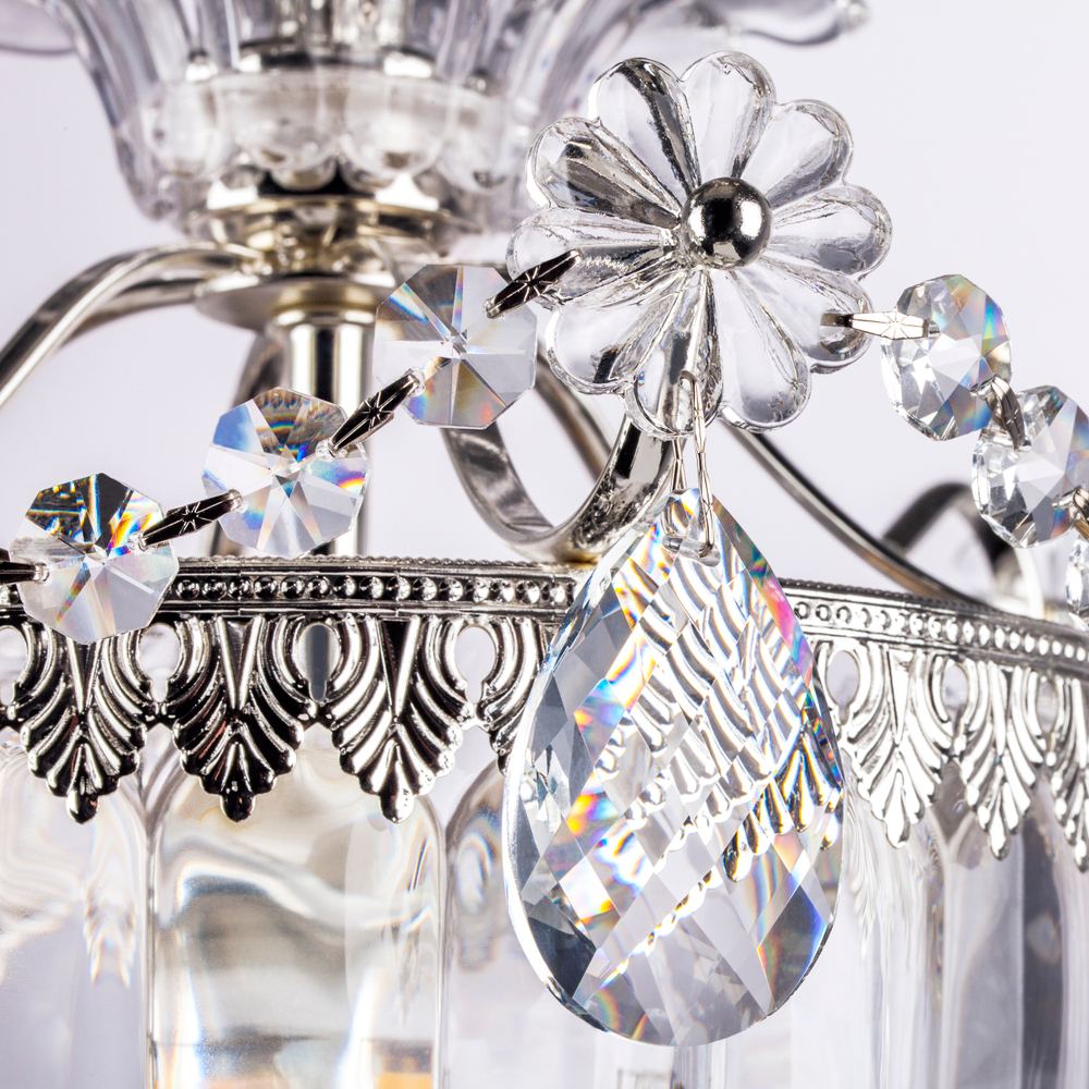 790034 Люстра SCHON 3x60W E14 Серебро