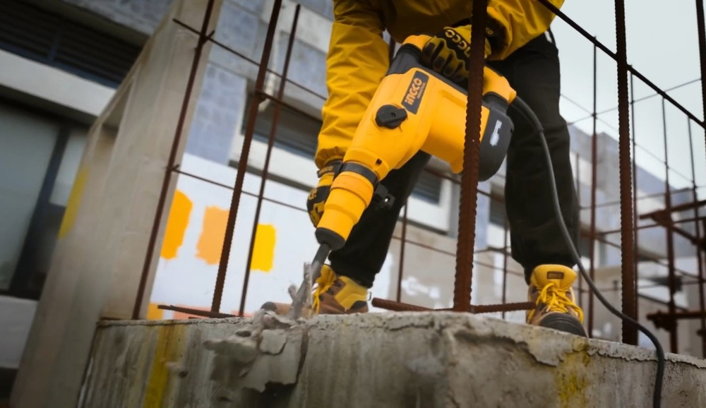 Перфоратор SDS-Max INGCO RH1200428 INDUSTRIAL 1200 Вт 2-10 Дж