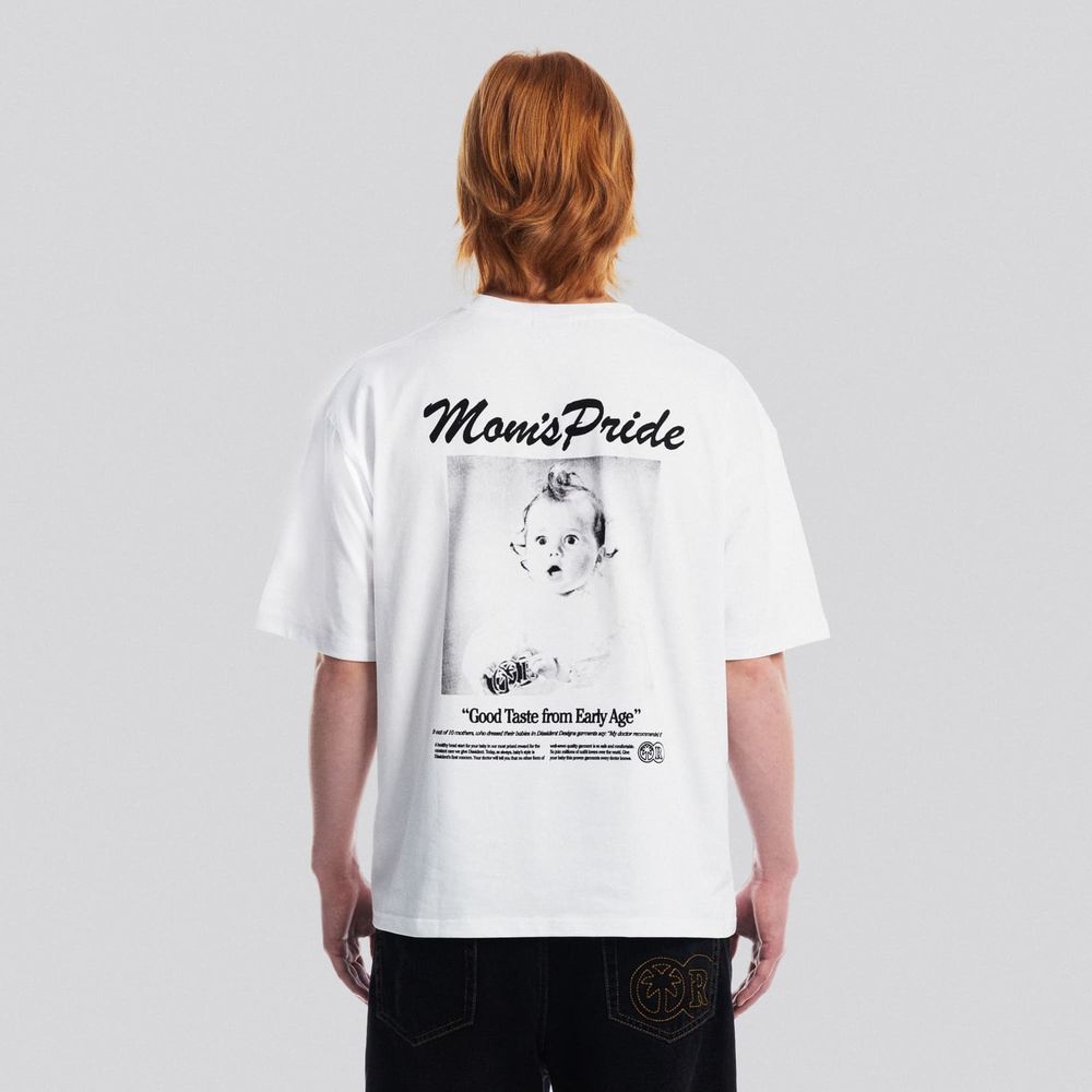 Футболка Dissident Mom's Pride белая