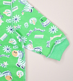 Боди Зебра (зелёный)