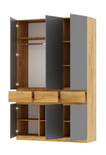 Шкаф 3-х ств. с ящиками Бостон