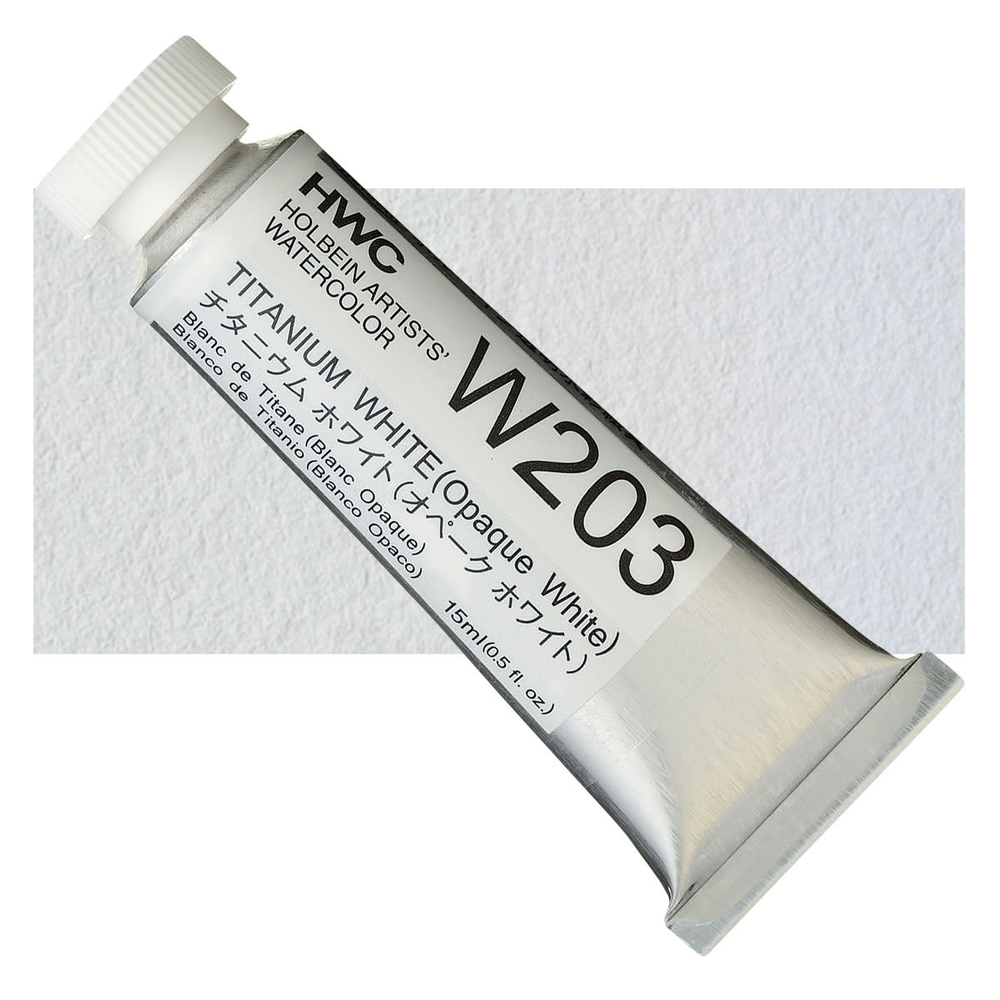 Акварель Holbein 15 мл. 203 [A] Titanium White