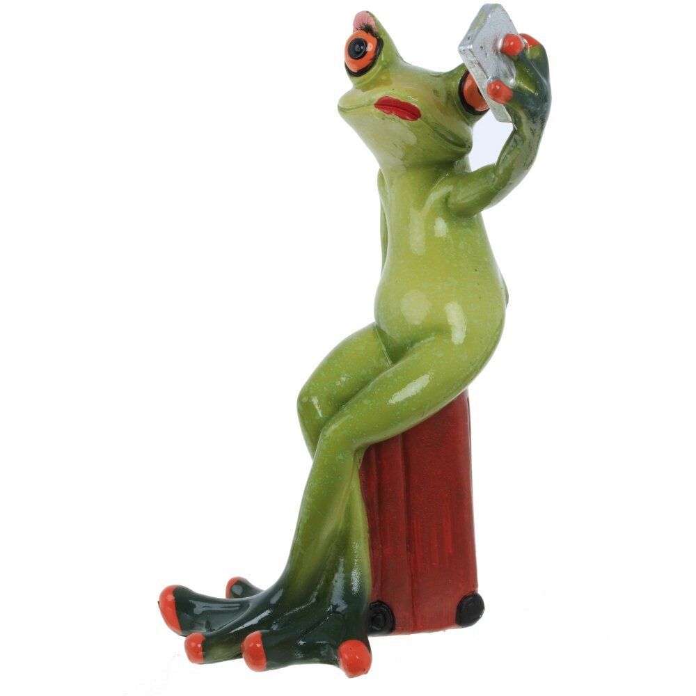 GAEM Фигурка декоративная "Лягушка", L8 W10 H15,5 см