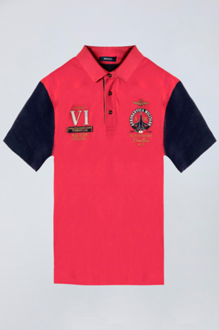 Футболка с воротом поло