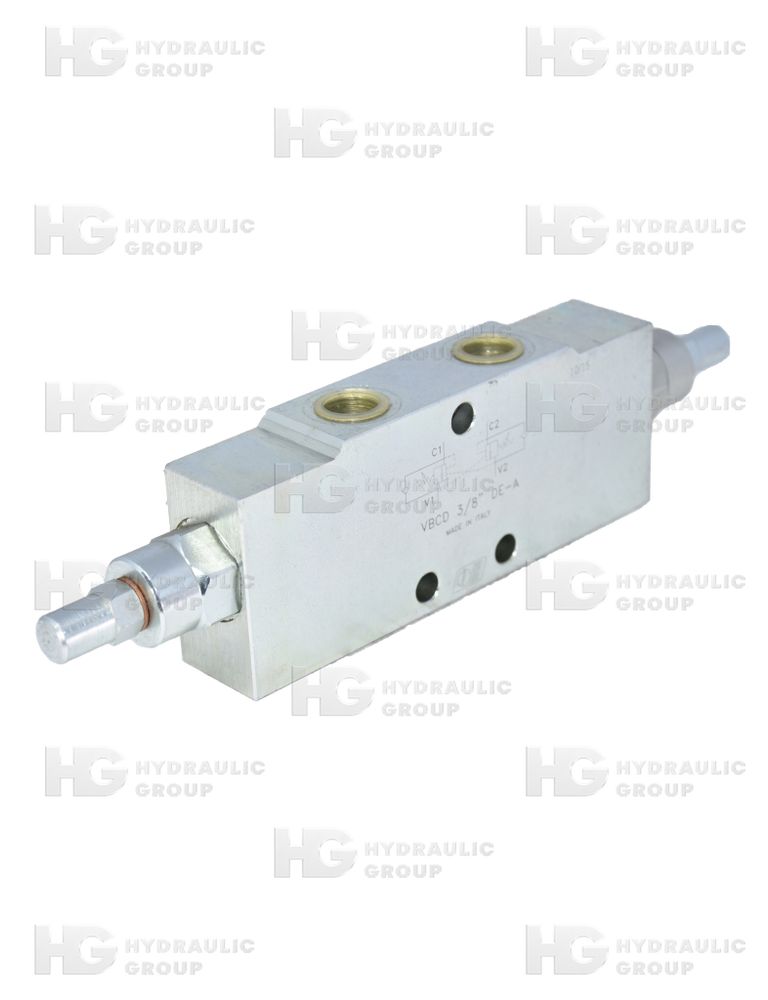 Тормозной клапан двухсторонний VBCD 3/8&quot; DE/A