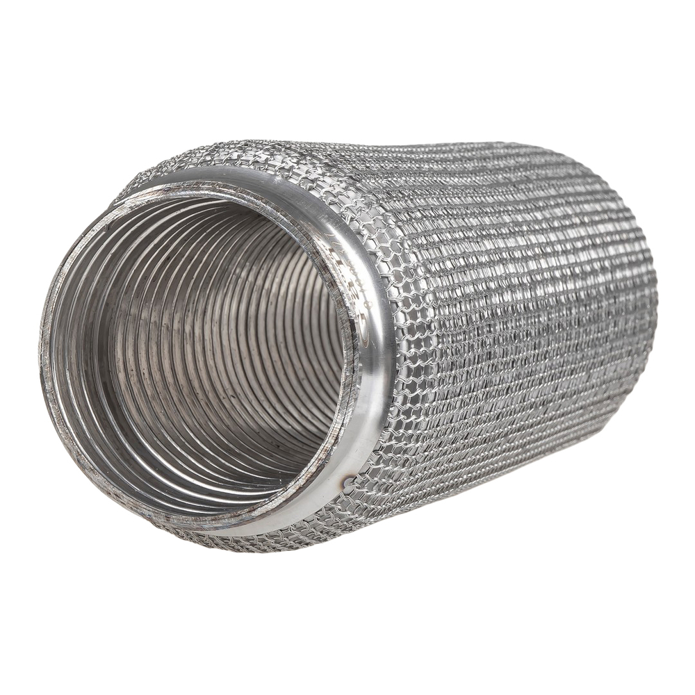 Компенсатор (гофра) выхлопной системы 3х-слойная WIRE MESH 64x250 UNIVERSAL D=64mm L=250mm GANZ GIG05327