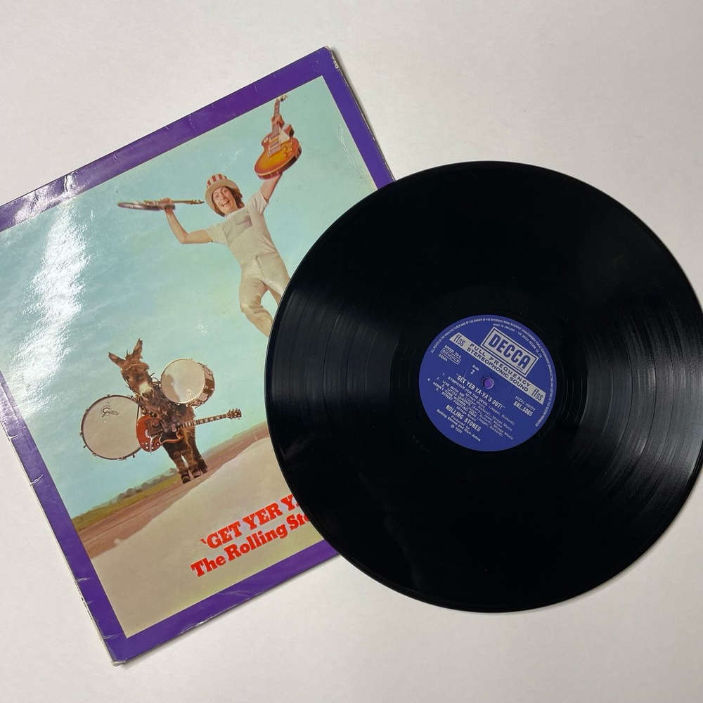 Винтажная виниловая пластинка LP The Rolling Stones Get Yer Ya Ya's Out The Rolling Stones In Concert (UK 1970)
