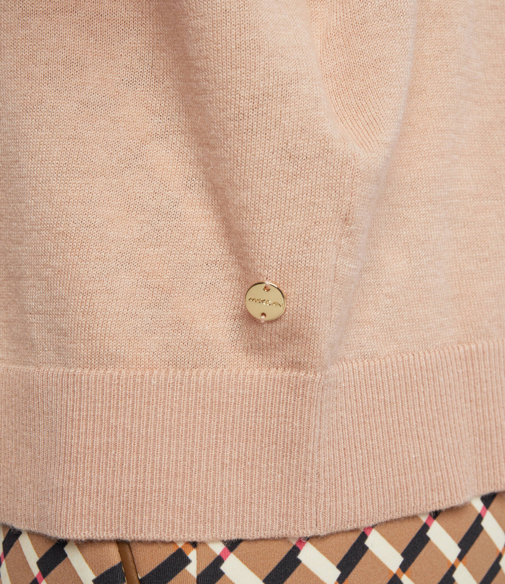 Хлопковый свитер Marc Cain - персиковый(SC 41.06 M50)