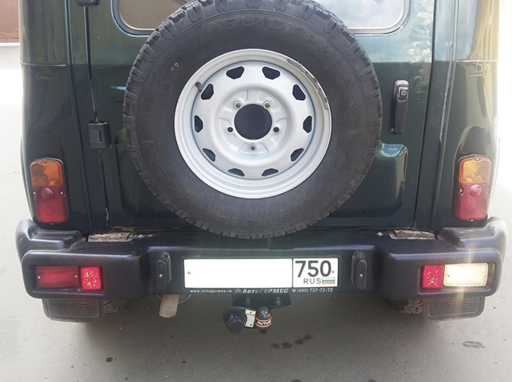 Фаркоп для УАЗ 31512(469), 31514, 463, Hunter 1989- Тип шара: H (несъемный сварной). Нагрузки: 800/50 кг, UAZ-01