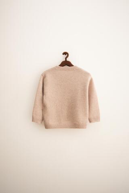 ZARA TIMELESS — ТРИКОТАЖНЫЙ ДЖЕМПЕР ИЗ КАШЕМИРА, ЭКРЮ