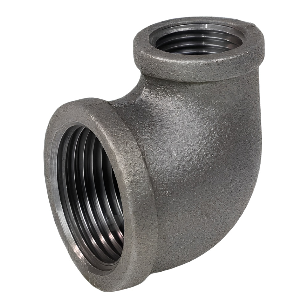 Угольник черный переходной, Fittex PLUS