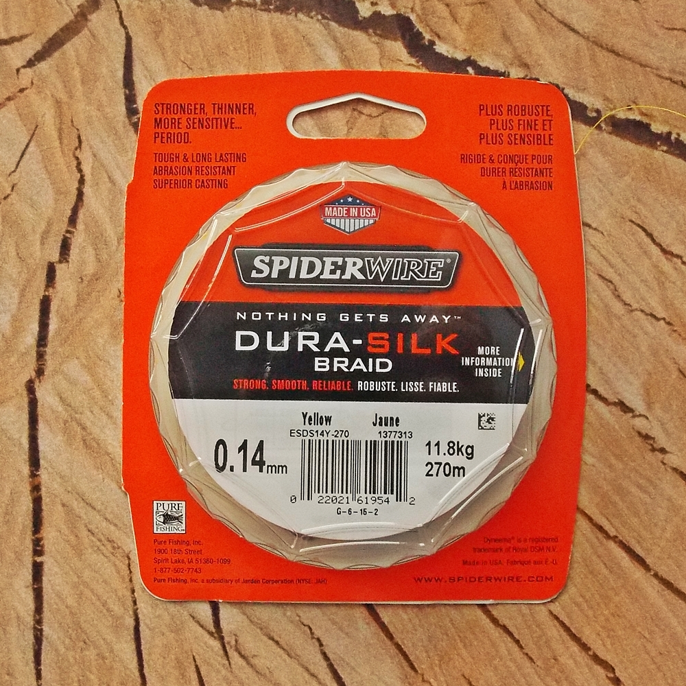 Шнур Spiderwire Dura-Silk 270 м