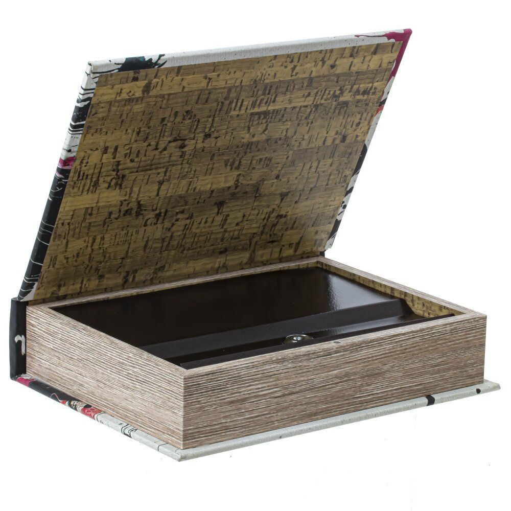 GAEM Шкатулка-книга с замком, L19 W6 H25 см