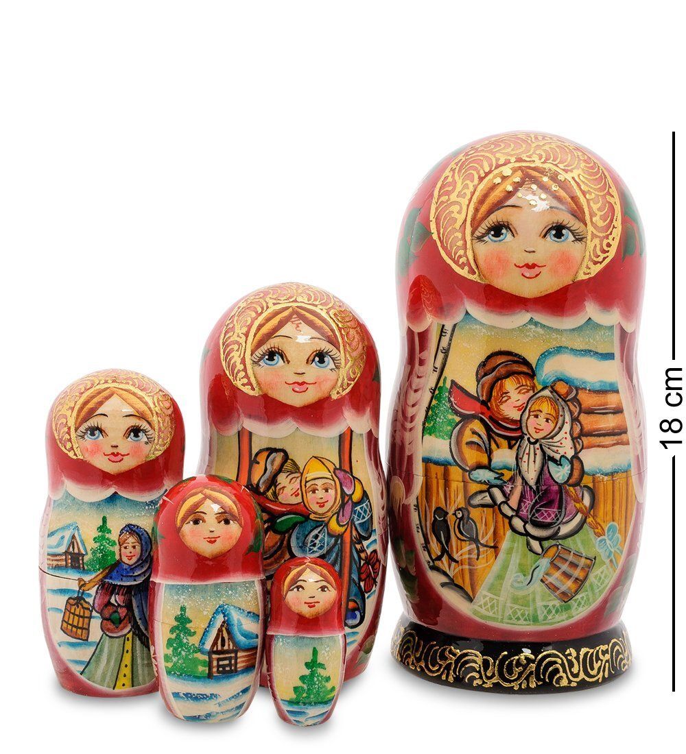 Народные промыслы МР-25/102 Матрешка 5м «За околицей»