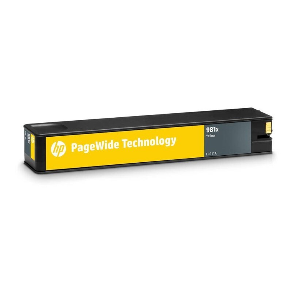 Картридж HP 981X (L0R11A) для PageWide E58650, Enterprise 556/586 желтый (10k)