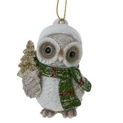 GAEM Фигурка декоративная подвесная "Сова", L5,5 W5 H7,5 см, 3в.