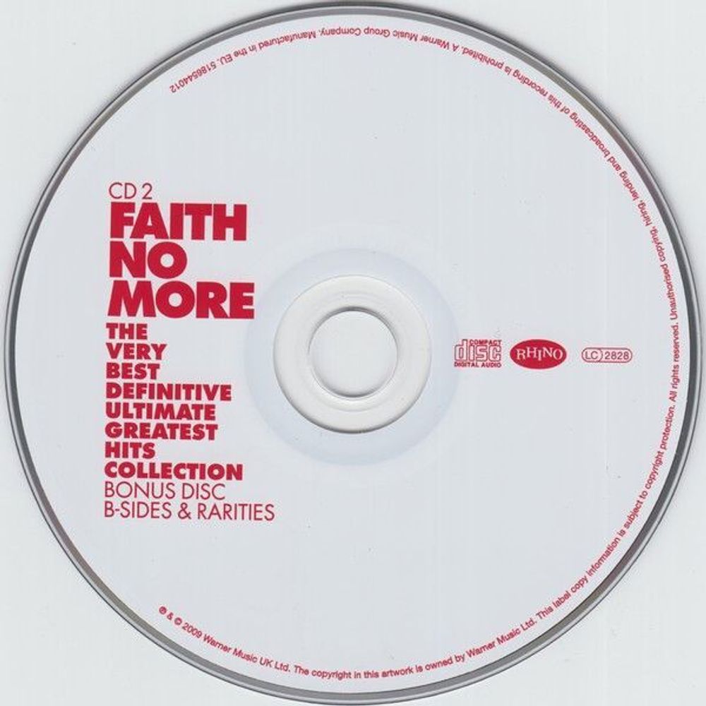 FAITH NO MORE - The Very Best Definitive Ultimate Greatest Hits Collection (2CD) Новый запечатанный музыкальный диск