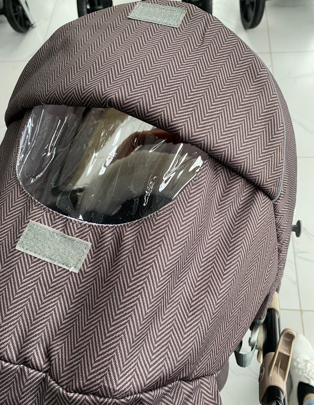 Коляска комбинированная «Ника Детям 7-8K» в ёлочку коричневый (арт. НД7-8K/2)