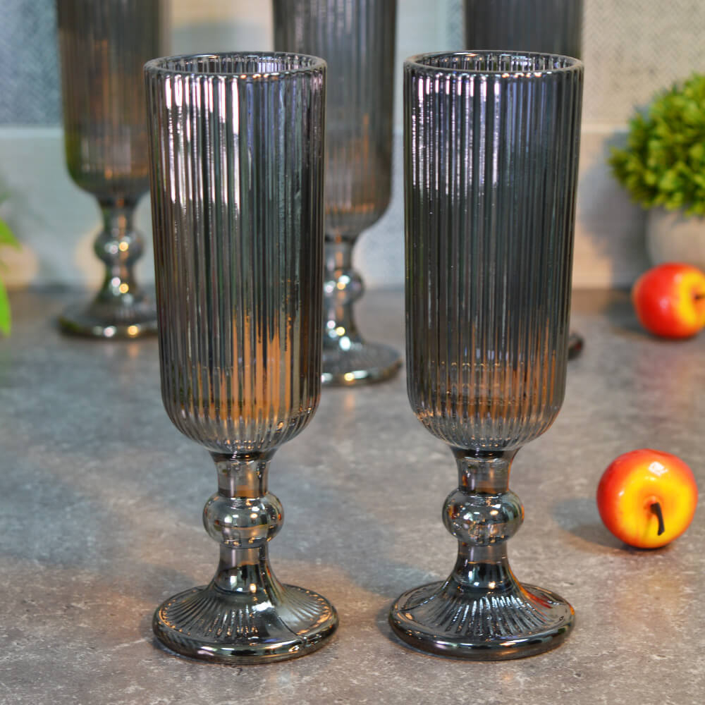 Набор бокалов 6шт 160мл, цветное стекло