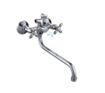 Смеситель для ванны и раковины 1/2 кер F2227-2 FRAP картридж перекл, S излив, хром, латунь