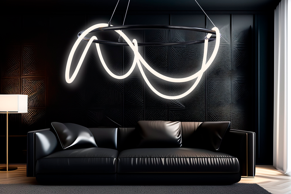 Ambrella Подвесной светодиодный светильник с пультом Line FL10508