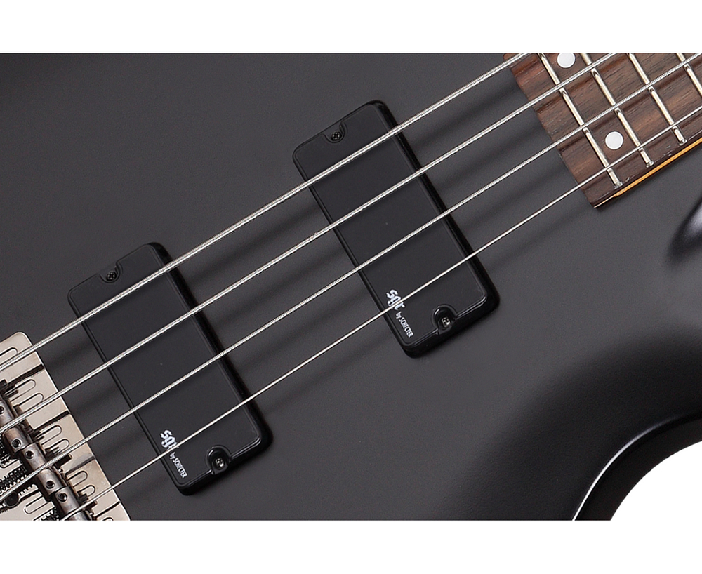 SCHECTER C-4 BASS SGR BY SCHECTER MIDNIGHT (3818) SATIN BLACK