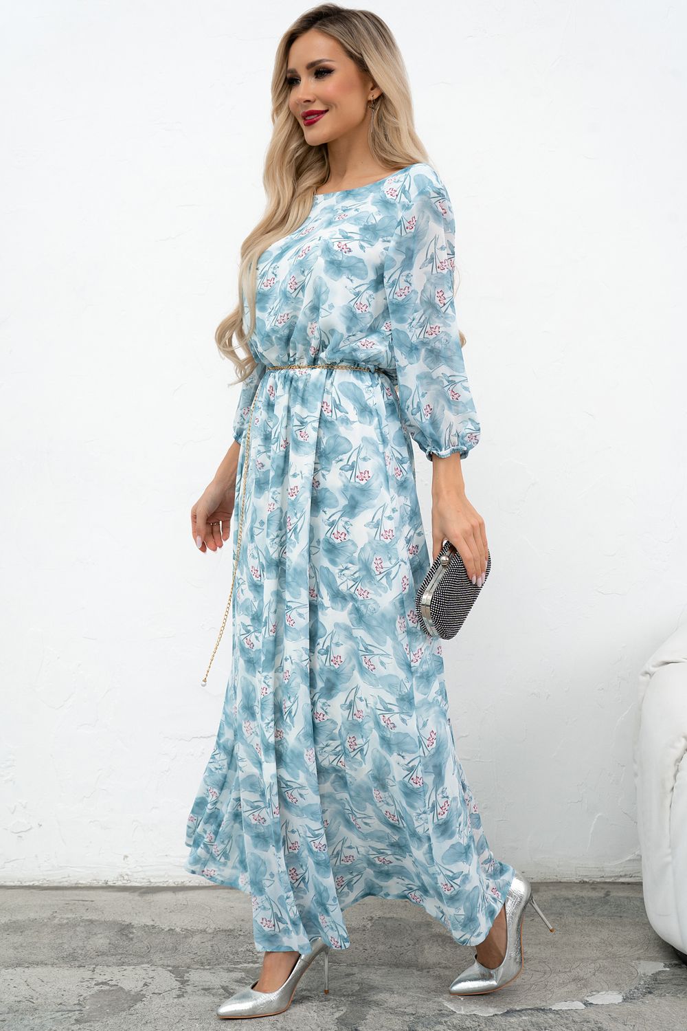 Платье Софитель (голубой) Р11-1209/3 Nikol