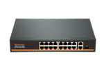 POE-1621GE-2 коммутатор PoE 16+2 гигабитных порта + 1SFP, металлический корпус, WatchDog
