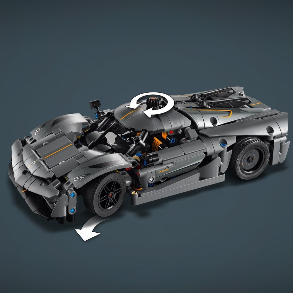 LEGO Technic - Серый гиперкар Koenigsegg Jesko Absolut 42173 / артикул   42173  / GTIN 5702017584072