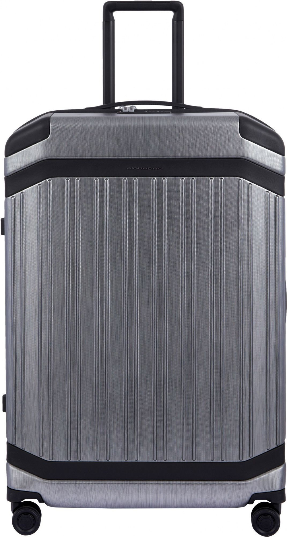 Чемодан Piquadro PQ LIGHT PREMIUM (BV4428PQLP/GRN) 51x75x28см 89л. поликарбонат/алюм./натур.кожа сер
