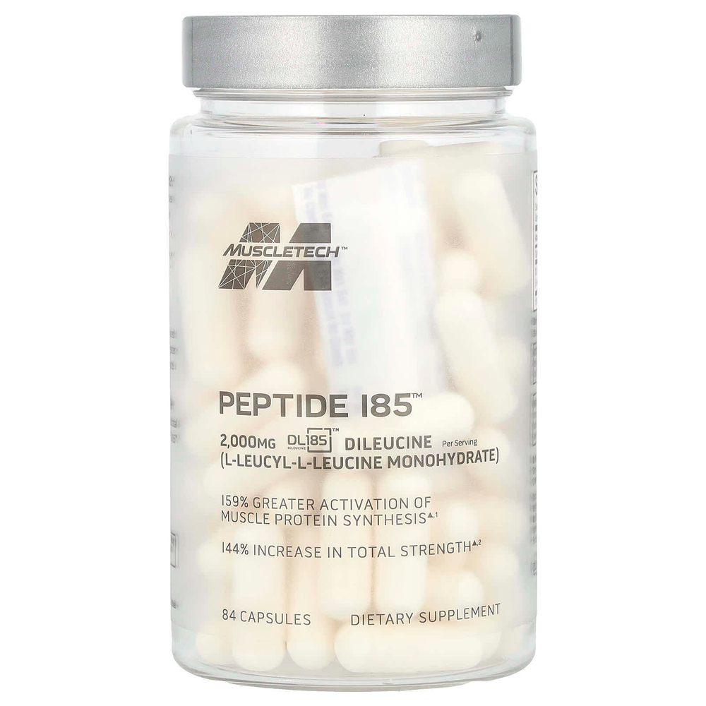 MuscleTech, Пептид 185, 84 капсулы (666 мг в капсуле)