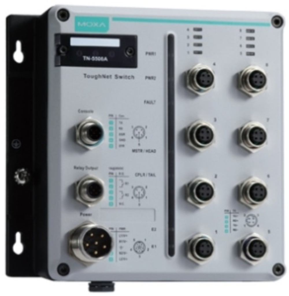 Коммутатор управляемый MOXA TN-5508A-WV-CT-T