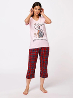 Пижама женская бриджи+футболка (норма) КЖ0036