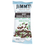 JiMMY!, Bars With Benefits, протеиновый батончик, мятное печенье и крем, 12 батончиков, 58 г (2,05 унции)