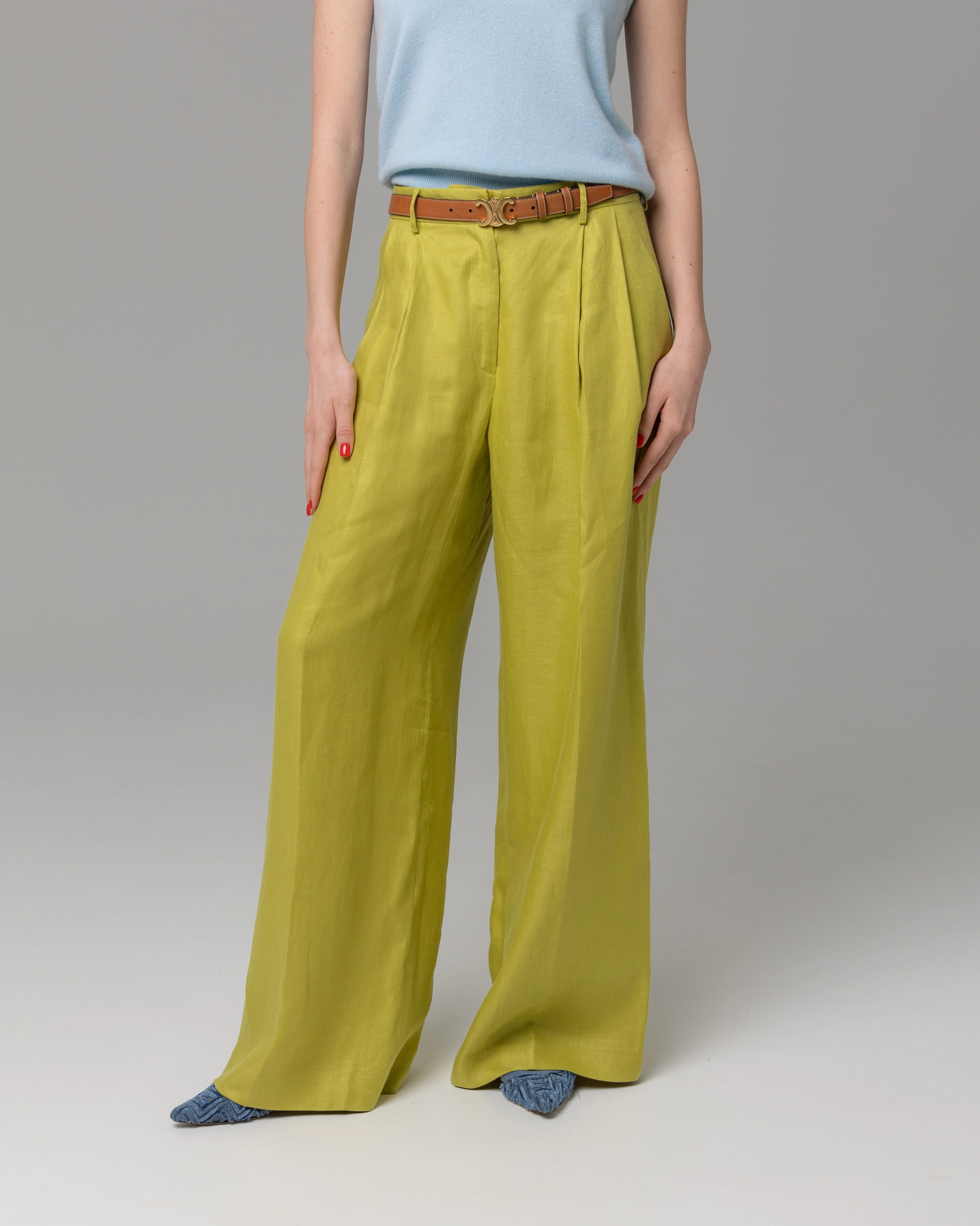 Льняные брюки