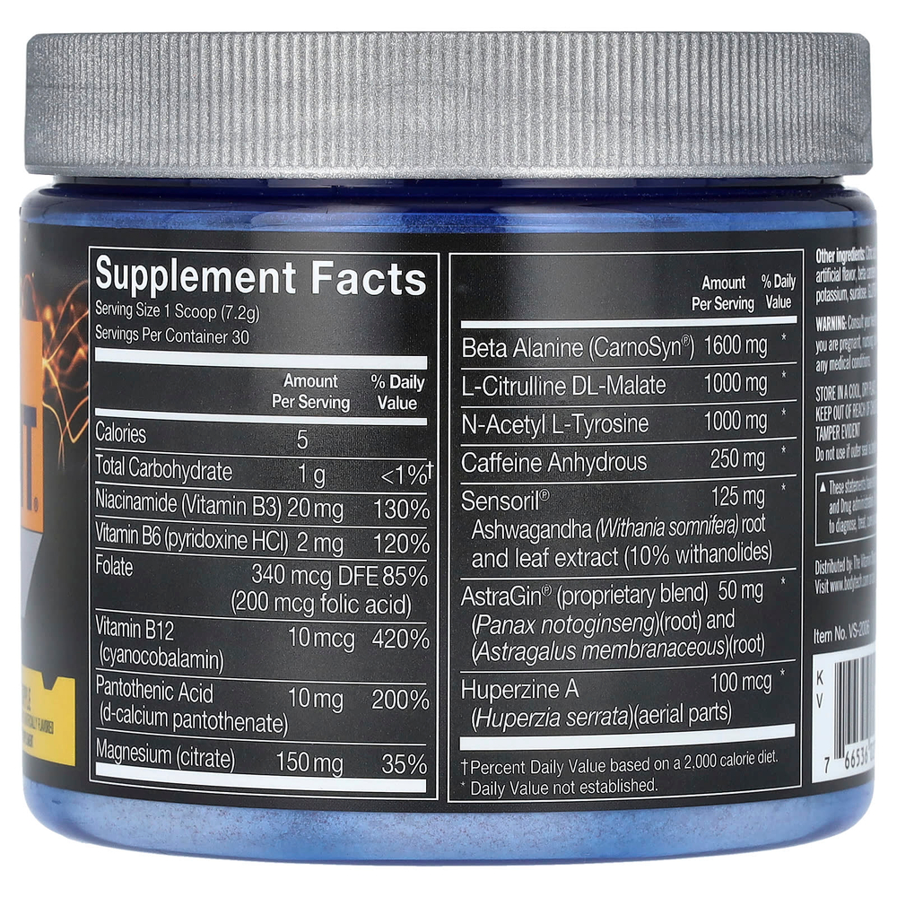 BodyTech, Flash Point, предтренировочный концентрат, ананас, 215 г (7,6 унции)