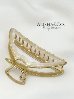 Аксессуар для волос Крабик средний металл Elegance